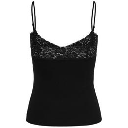 Overview second image: ONLY Tilde rib lace singlet