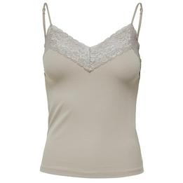 Overview image: ONLY Tilde rib lace singlet