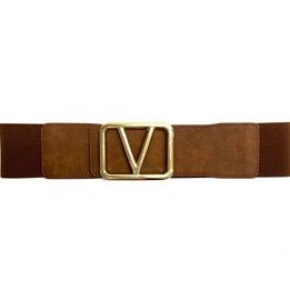 Overview image: Joss elastic belt v logo gold